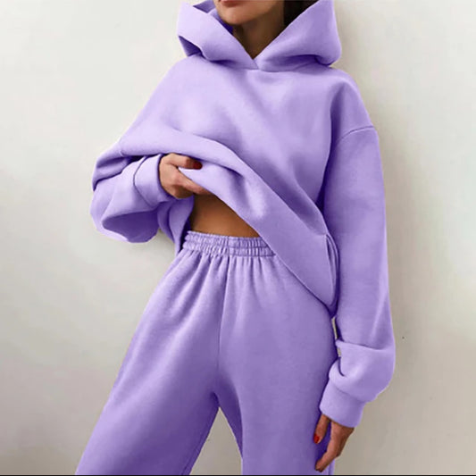 Absurd Essentials Lilac Tracksuit